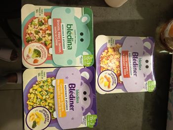 Lot de repas bébé bledina dès 15mois