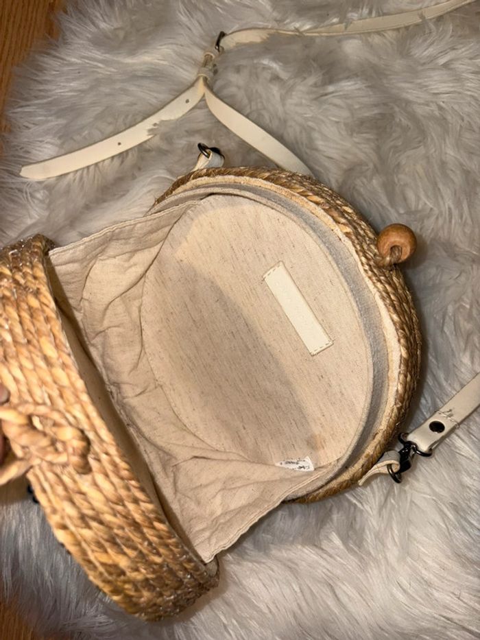 Sac en osier et coquillages Zara - photo numéro 6