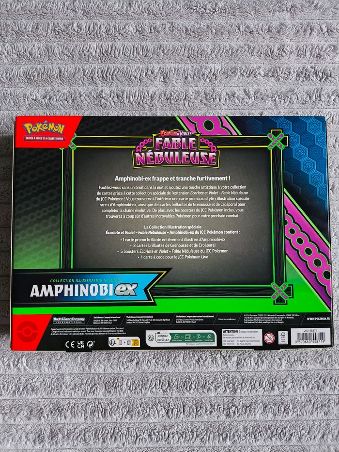 Coffret Collection Illustration Spéciale Pokémon EV6.5 Fable Nébuleuse – Amphinobi-ex - photo numéro 2
