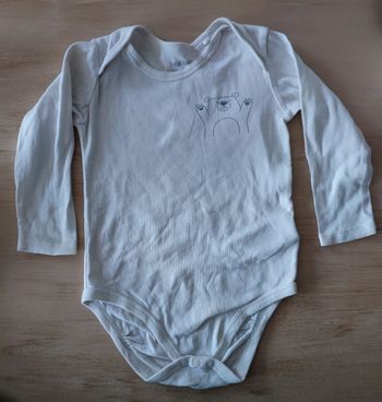 bodie 12-24 mois blanc