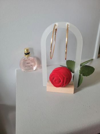 Clips creoles 6cm diamètre. Acier gold