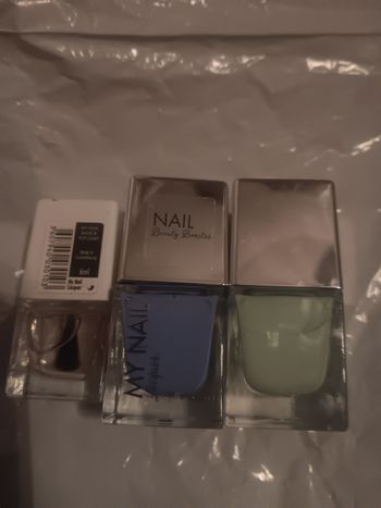 My nail l'acquer  sky  is blue lot de 3