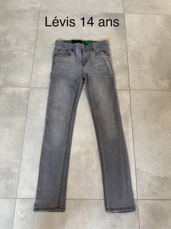Jeans Lévis 14 ans gris