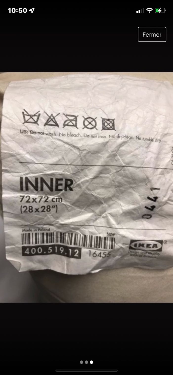 Grand coussin ikea - photo numéro 3