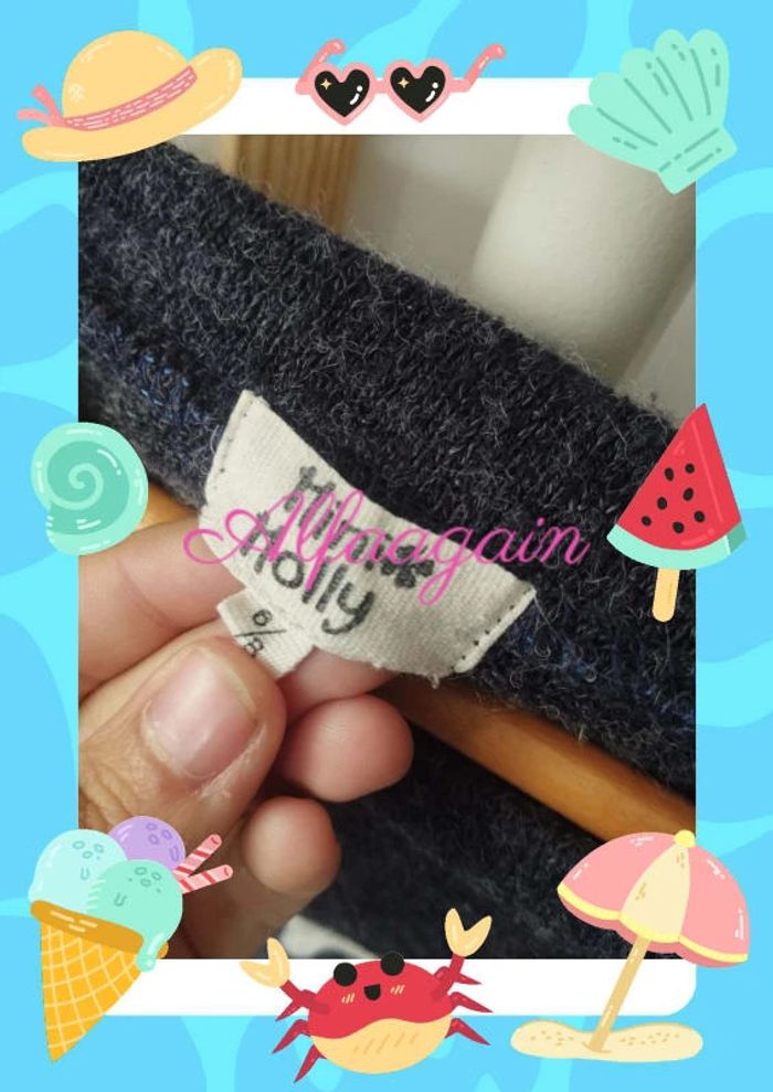 Pull 6/8ans mini molly bleu - photo numéro 3