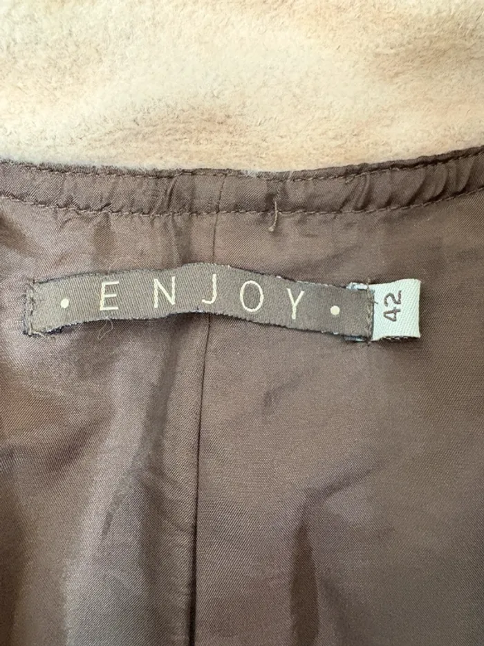 Veste Enjoy | Marron | Taille 42 - photo numéro 3