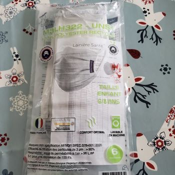 masques lavable neuf