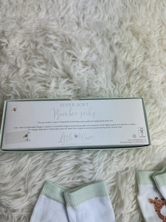 Coffret de 3 paires de chaussettes Wrendale Little wren taille 0-3 mois - photo numéro 8