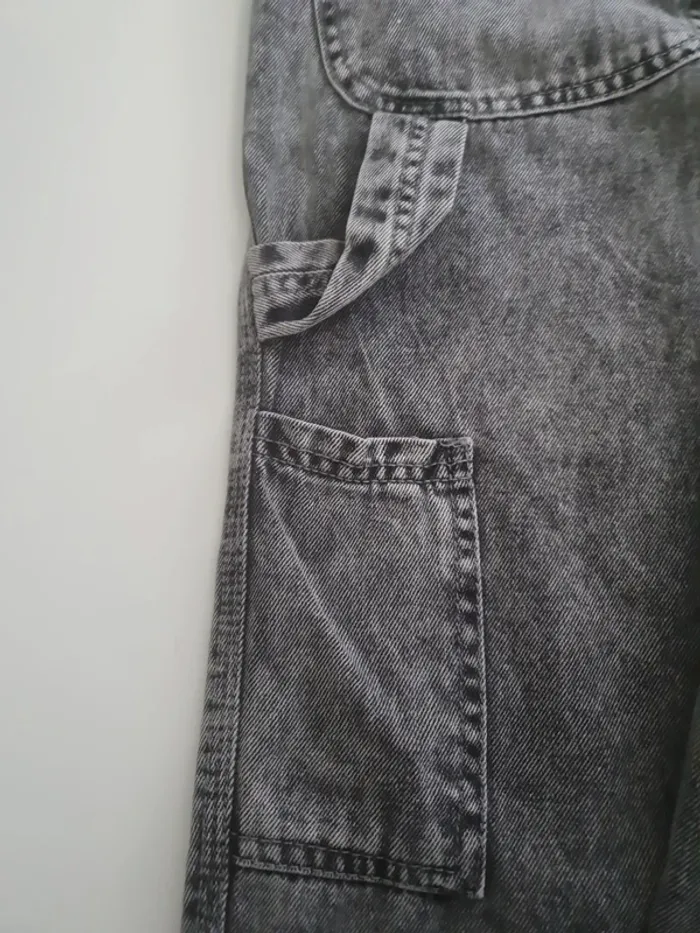 Jeans large délavé - photo numéro 7