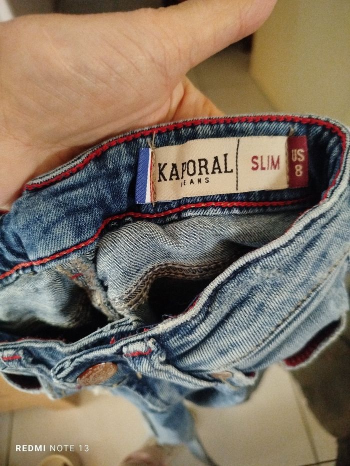 #kytie348ansgarcon. Jeans slim taille 8 ans - photo numéro 5