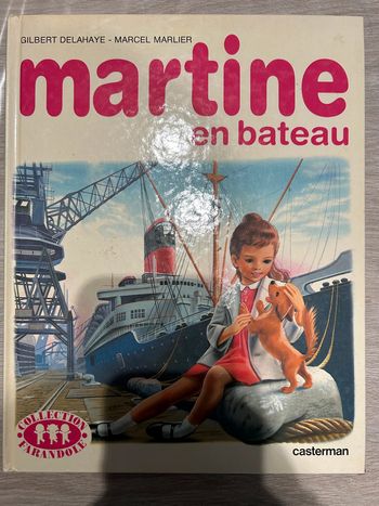 Livre vintage "Martine en bateau"