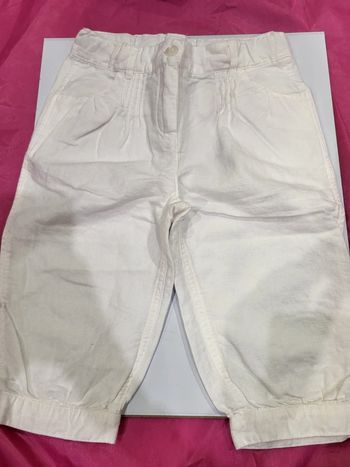 Pantalon lin blanc