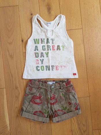 Joli ensemble d'été fille 5 ans