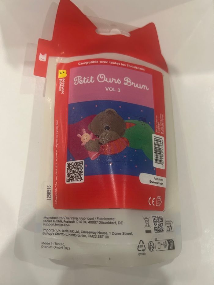 Figurine tonies petit ours brun vol 3 pour toniebox - photo numéro 2