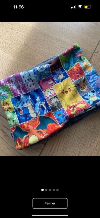 Snood tour de cou cache cou enfant Pokémon