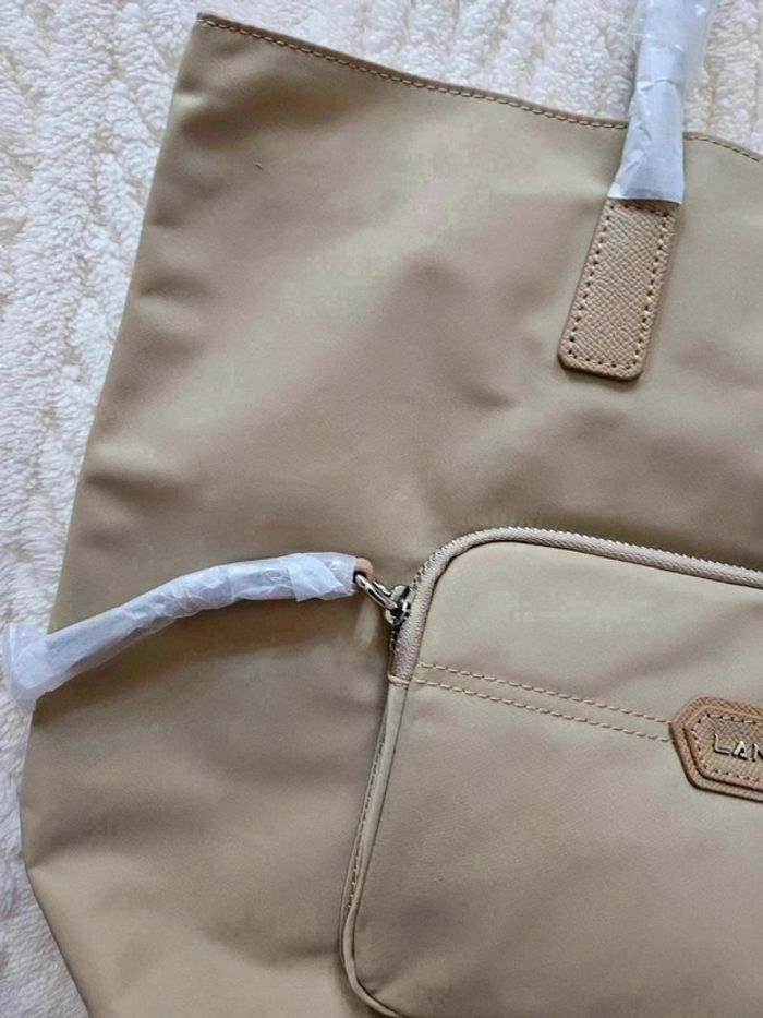 Sac Lancaster fourre-tout beige neuf - photo numéro 3