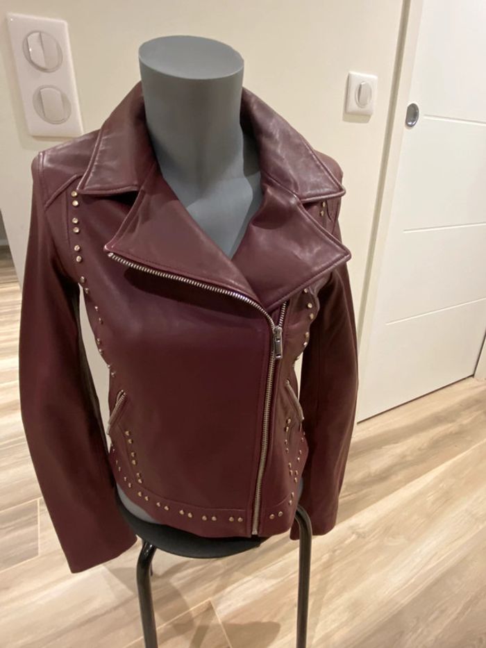 Veste cuir I.code