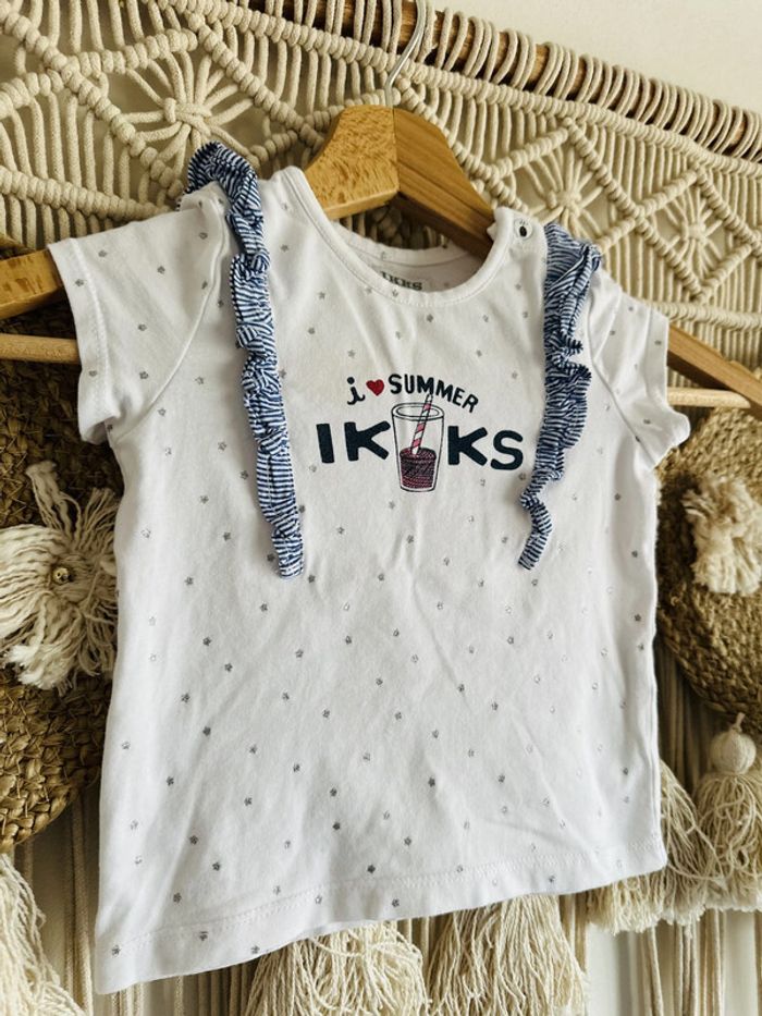 T-shirt IKKS 12 mois - photo numéro 2