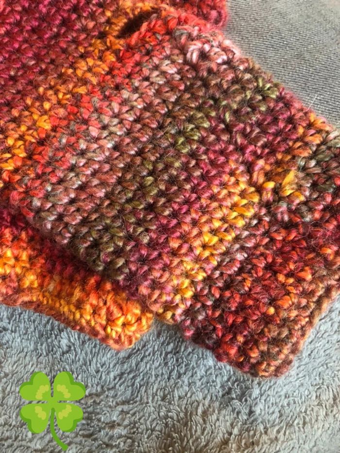 Mitaines colorées au crochet - photo numéro 5