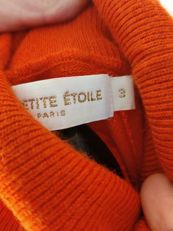 Pull col roulé la petite étoile taille 3 - photo numéro 4