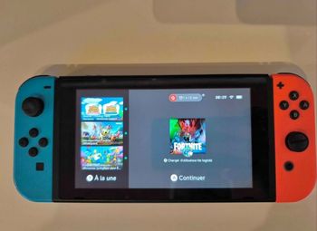 Console Switch avec 5 jeux