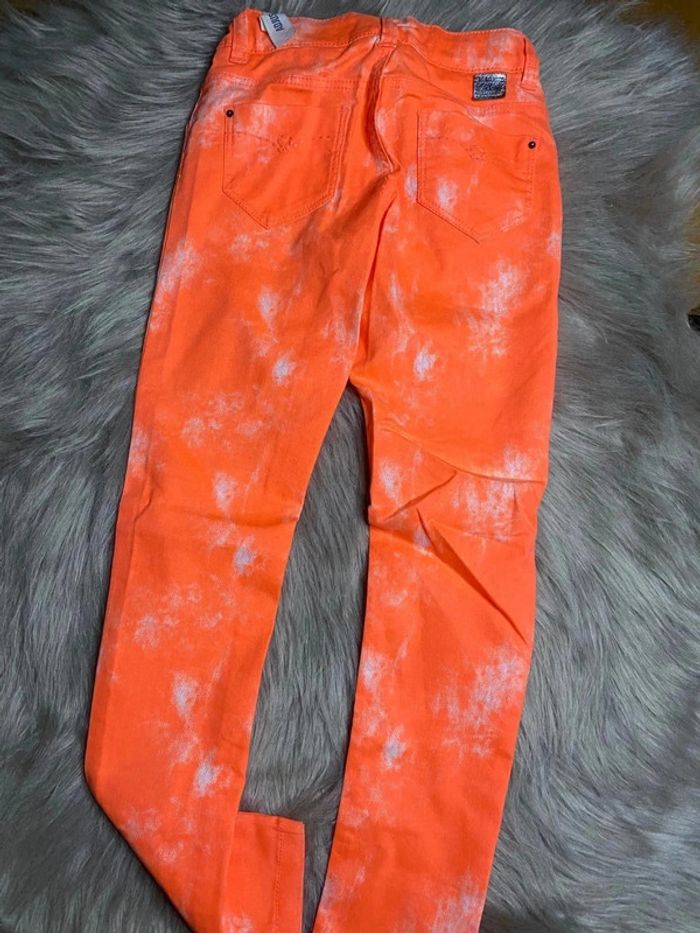 Pantalon orange tie ans dye - photo numéro 2