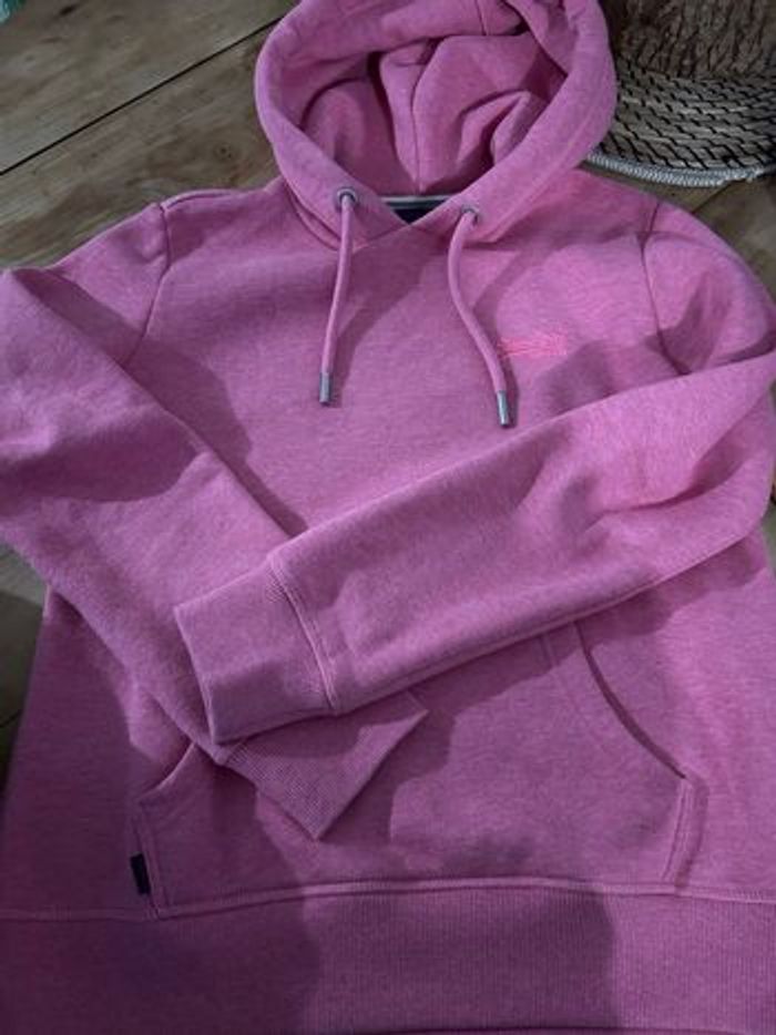 Sweat superdry rose 38 - photo numéro 4