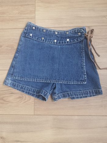 Short jupe en jeans