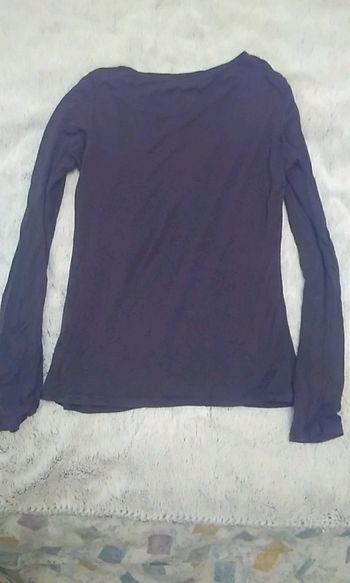 Tee shirt manches longues marron taille 36   10