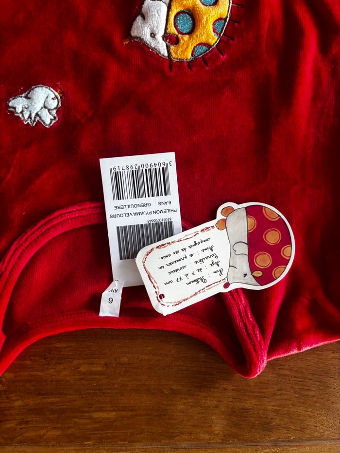 Pyjamas hiver carré blanc 6A - photo numéro 3