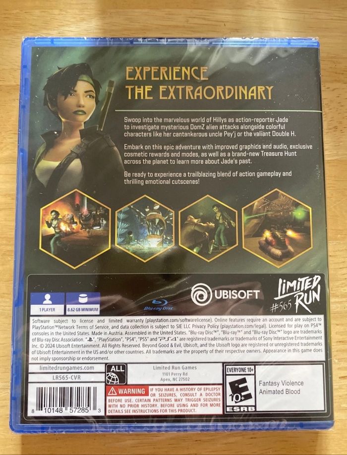 Beyond Good and Evil, Jeu Sony Playstation 4 Ps4 / Ps5 Limited Run Games LRG #565 - photo numéro 2
