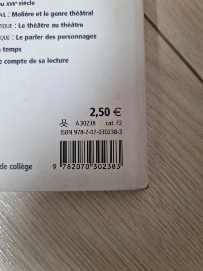 Livre Molière - photo numéro 2