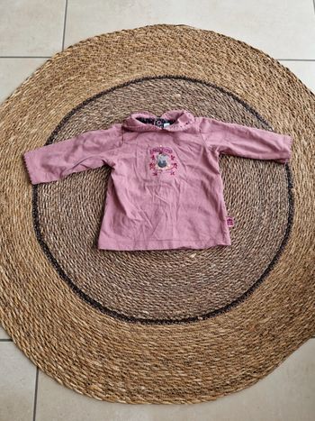 Joli tee-shirt manches longues col polo sergent major 6 mois