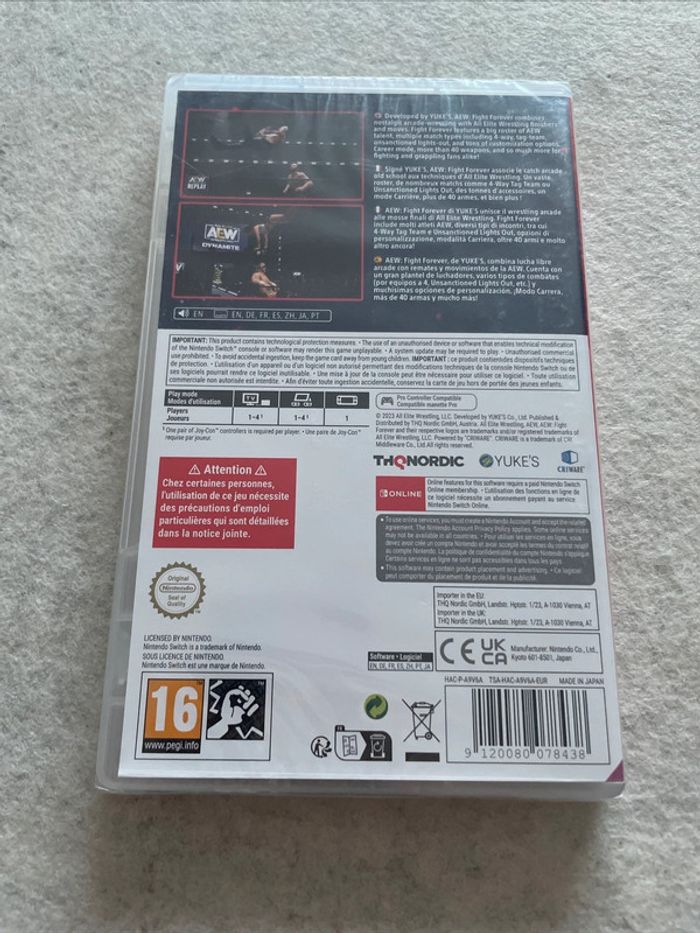 AEW Fight Forever Jeu Nintendo Switch FR - photo numéro 2