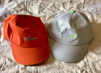 2 casquettes homme réglable marque Think Green
