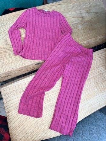 Ensemble shein 4 ans pattes deph large boocut flare fille pull pantalon