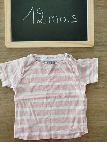 T shirts fille manches courtes taille 12mois