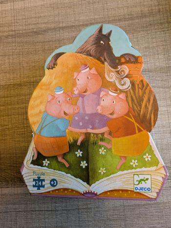 Les 3 petits cochons 24 pièces