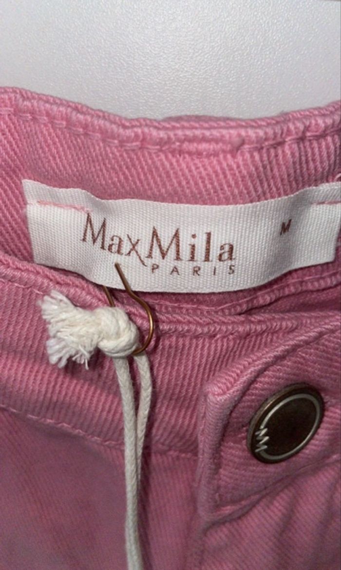 MaxMila Paris - Short en jean - Taille M - Rose - Neuf avec étiquette - photo numéro 3
