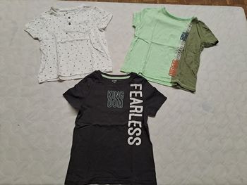 Lot de 3 t-shirts Kiabi 4A - TBE