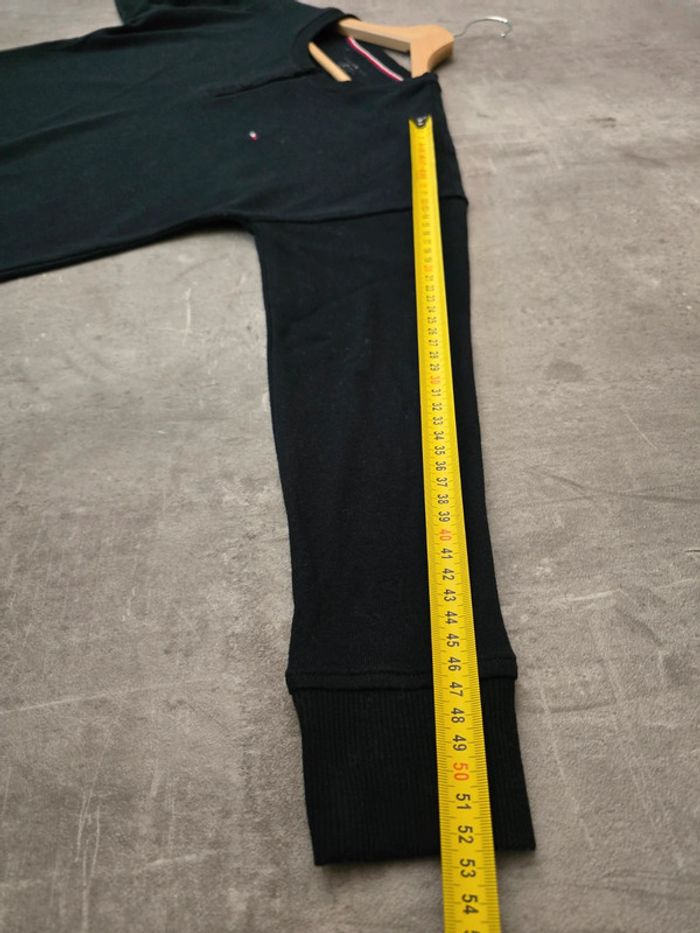 Sweat Tommy Hilfiger noir boutonné col rond XS / casual confortable - photo numéro 9