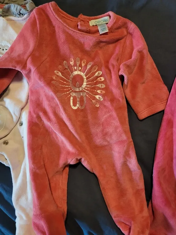 Lot 4 pyjamas obaibi velours - photo numéro 6