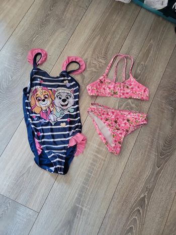 Lot 2 maillots fille