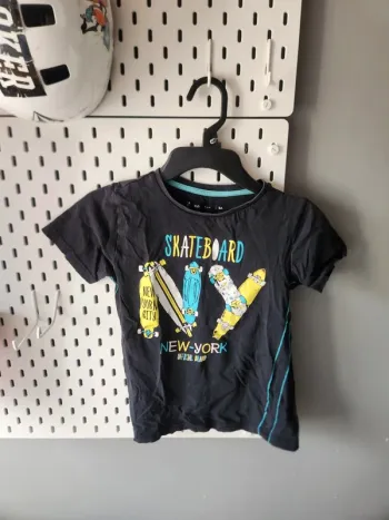Tshirt noir skate gemo