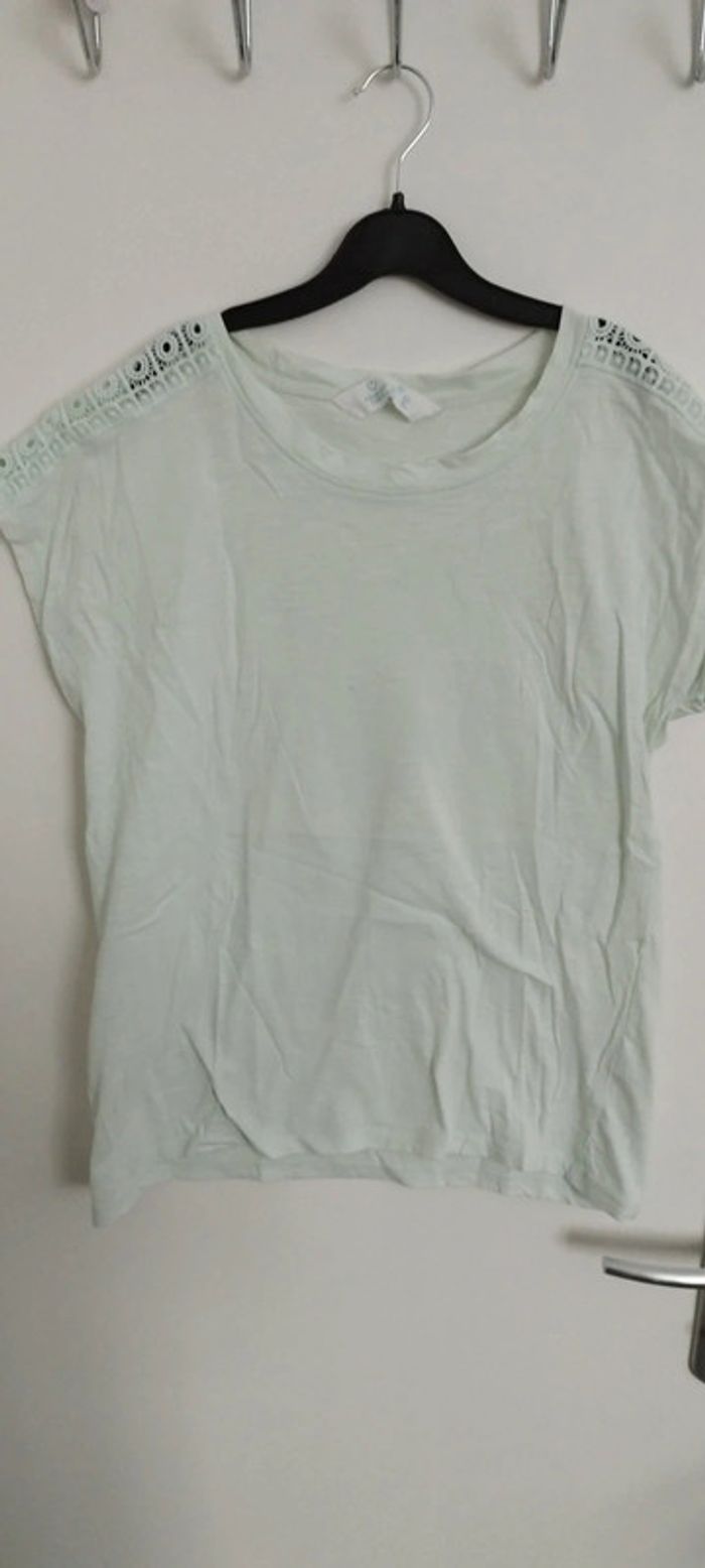💮🌸 t-shirt vert d'eau 🌸💮