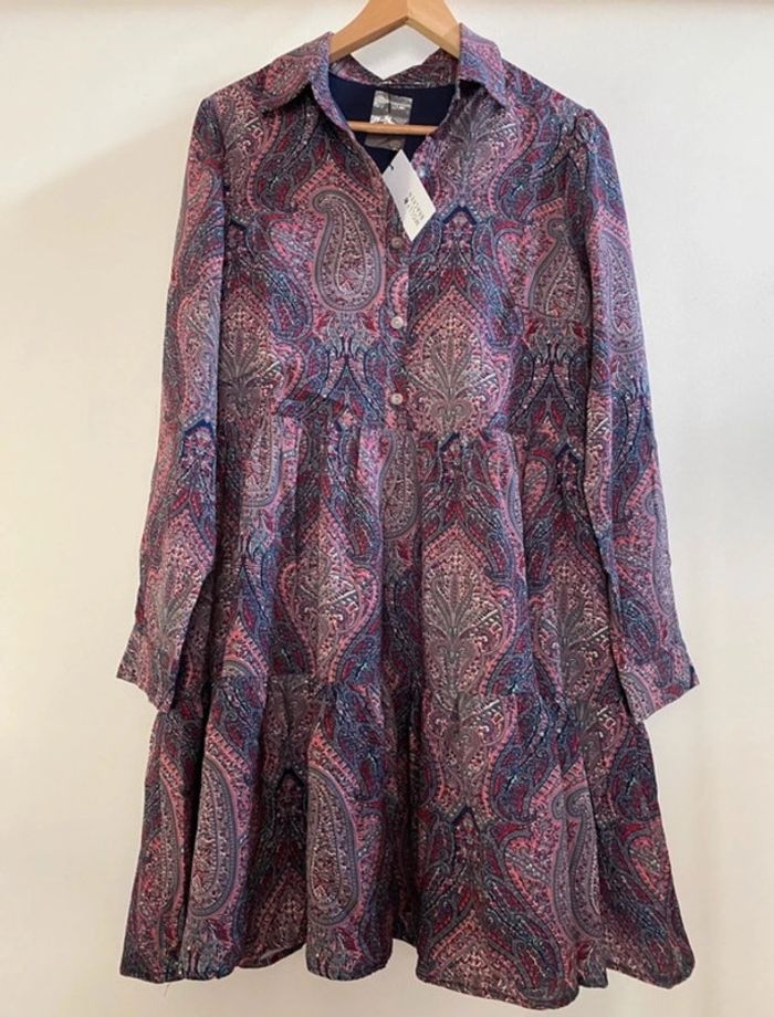 Superbe robe Molly Bracken taille M motif cachemires Neuve