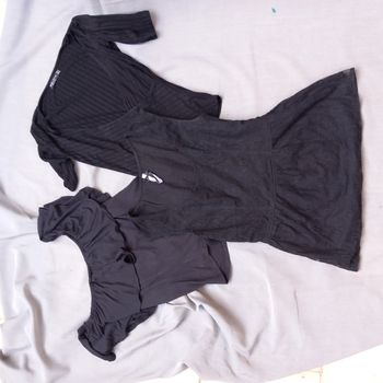 Lot de 3 hauts noirs taille S 36