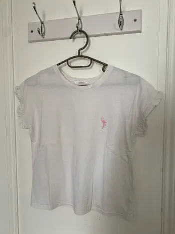 Tee Shirt blanc Camaïeu XS