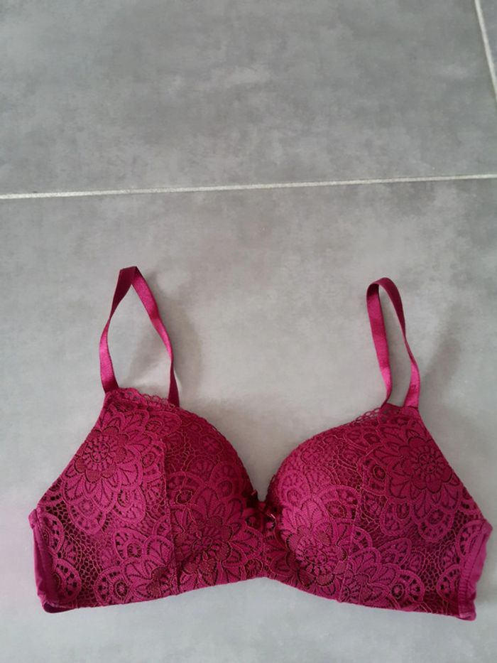Soutien-gorge Bordeaux - photo numéro 2
