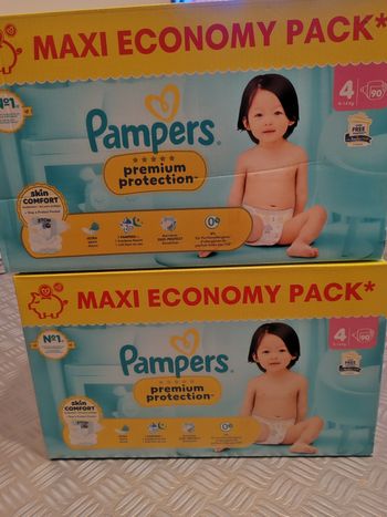 Couche pampers premium protection T4